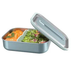 1.2L Stainless Steel Lunch Box Aqua