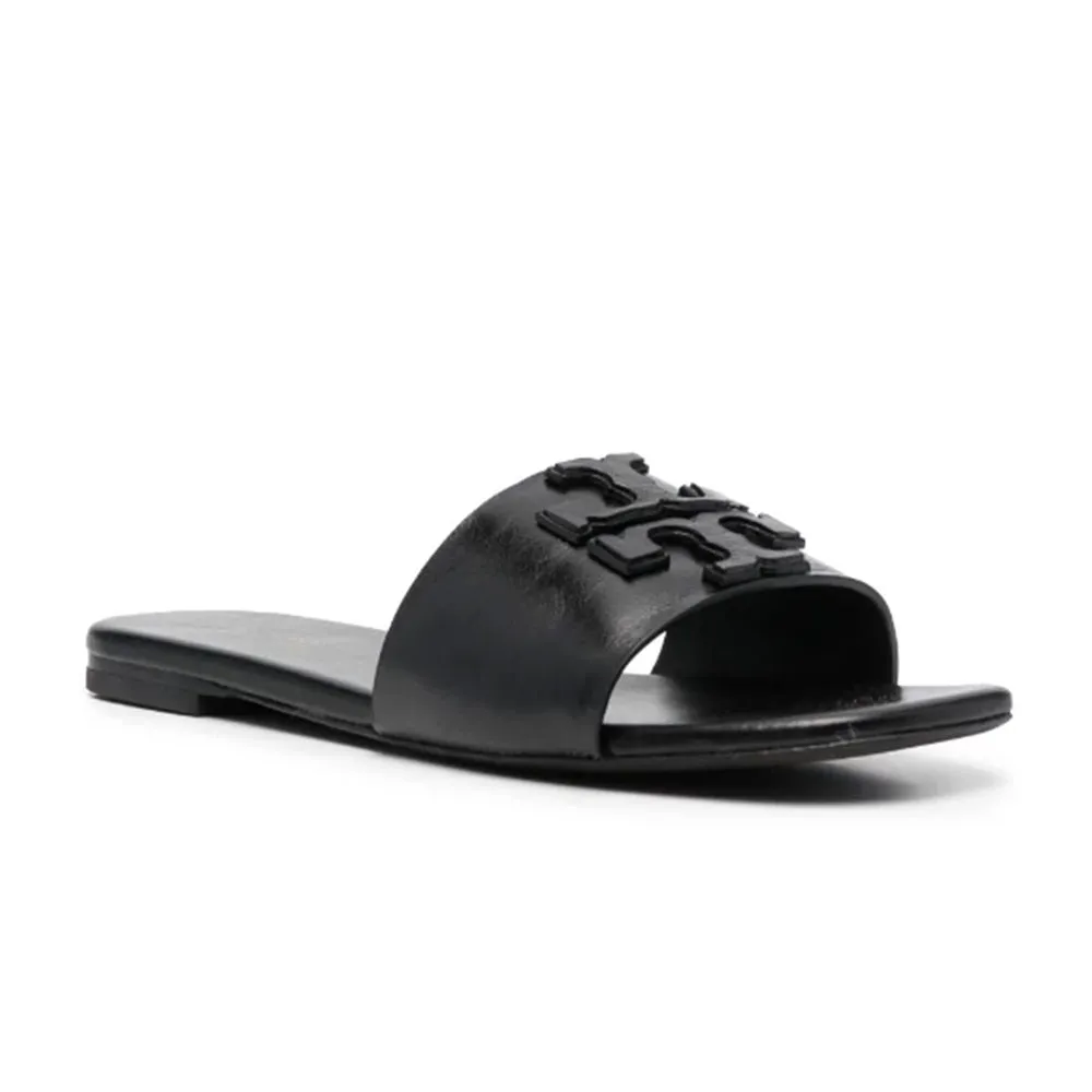 149466-006 INES FLAT SLIDE PERFECT BLACK T.B SANDALS