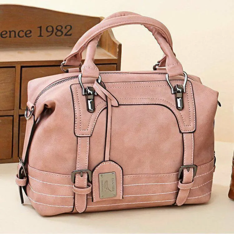 2020 lady's new korean vintage fashion simplism large capacity handbag