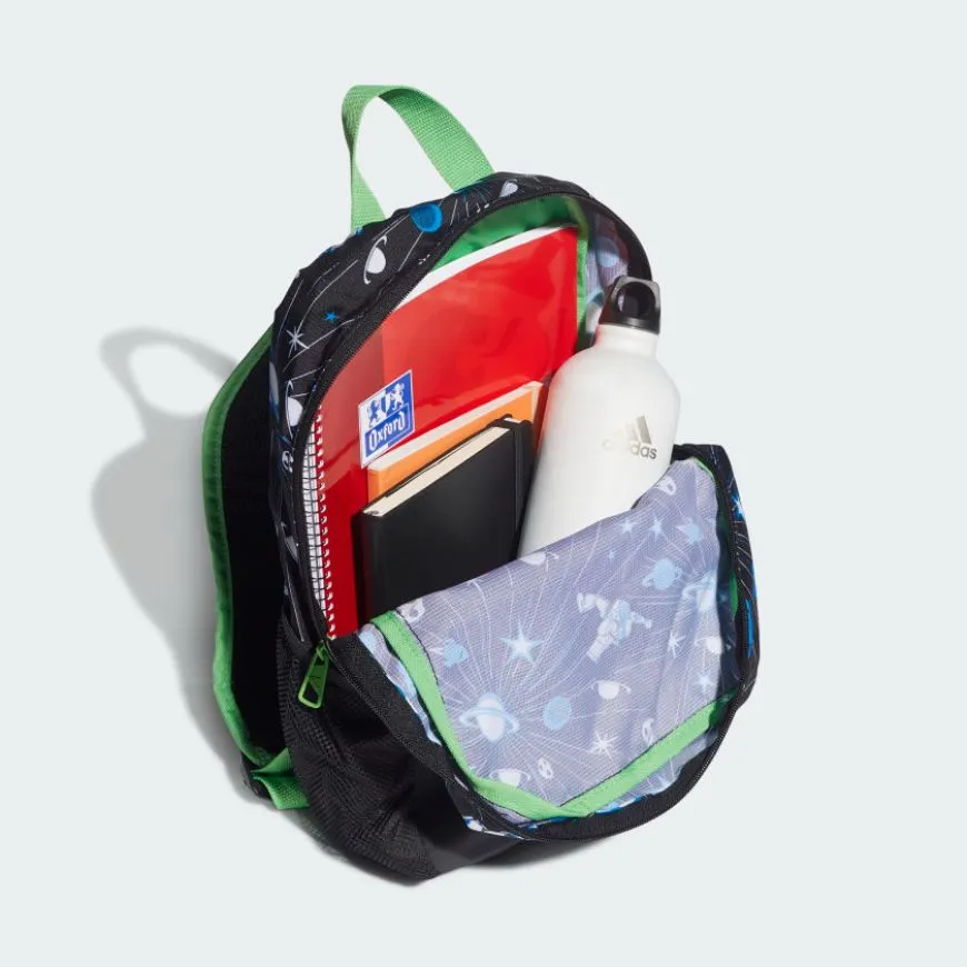 Adidas Disney Buzz Lightyear Boys Lifestyle Bag Black/Lime