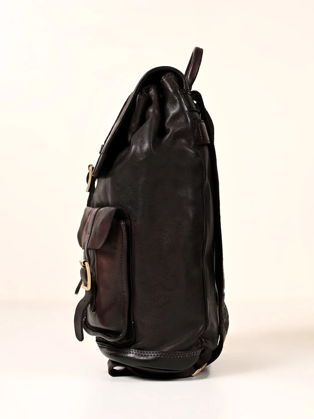 Art N Vintage Samba : Real Leather Brown Backpack