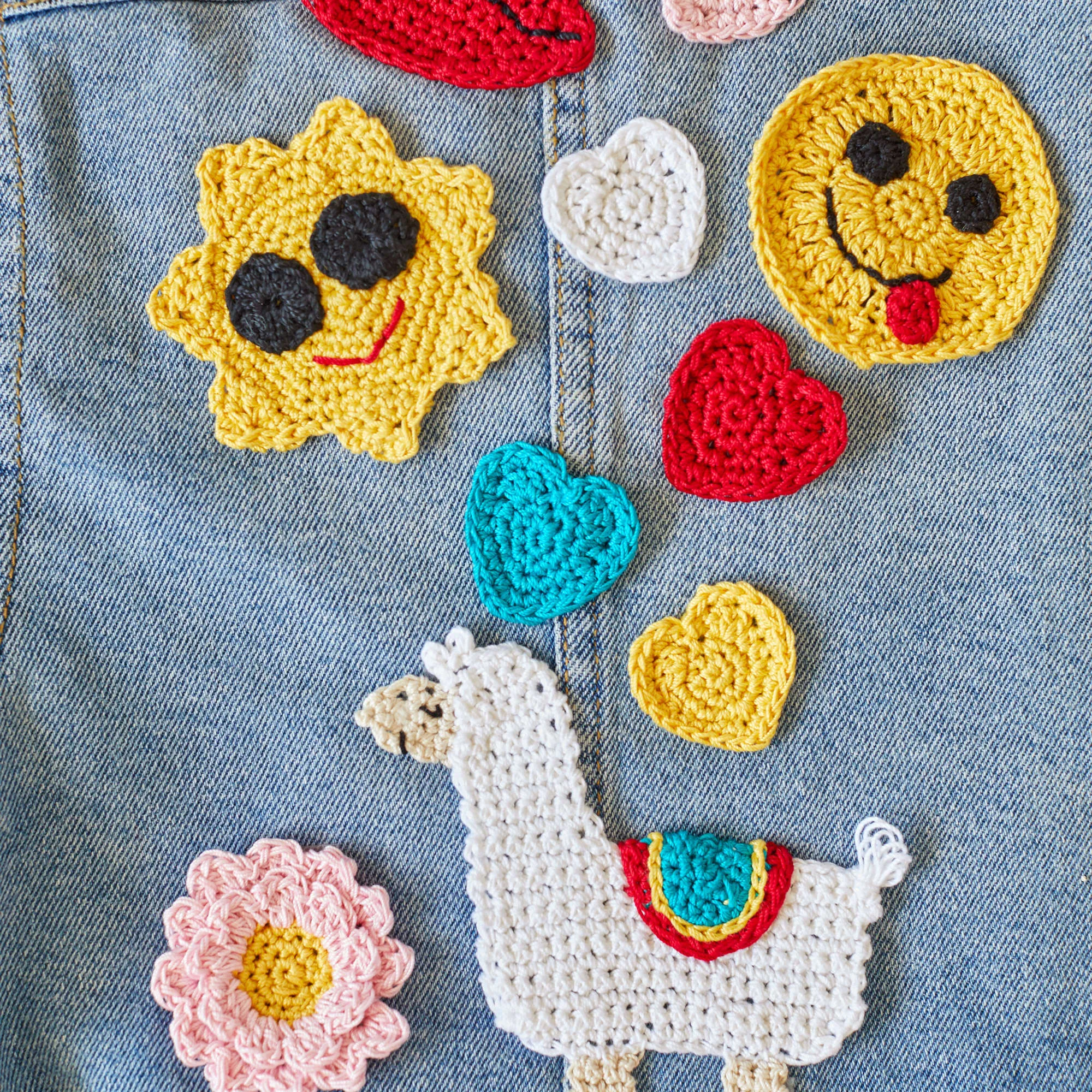 Aunt Lydia's Crochet No Problem-ma Llama Applique