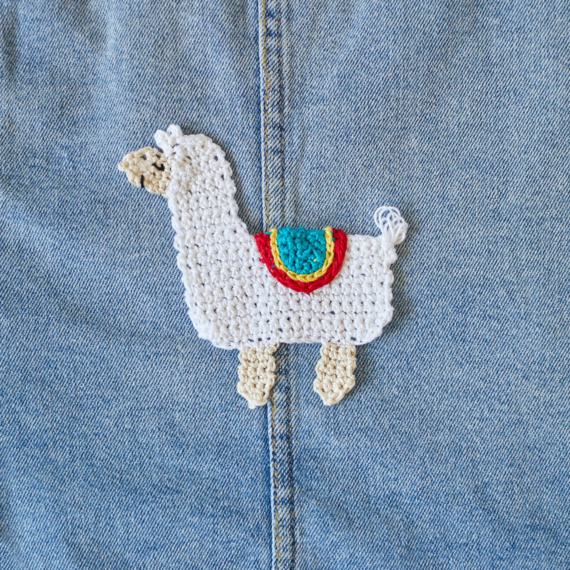 Aunt Lydia's Crochet No Problem-ma Llama Applique