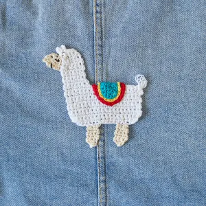 Aunt Lydia's Crochet No Problem-ma Llama Applique