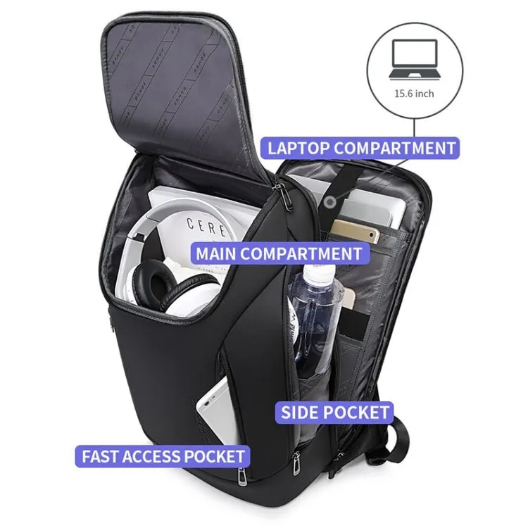 Bange BG-2517 Men Business Backpack with USB Port, Size: 48 x 31 x 16cm(Black)