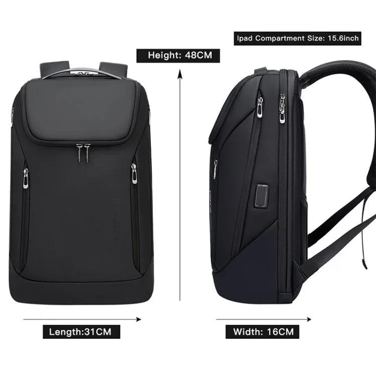 Bange BG-2517 Men Business Backpack with USB Port, Size: 48 x 31 x 16cm(Black)