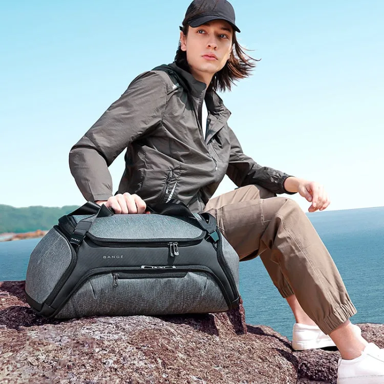 Bange BG-7561 Wet and Dry Separation Fitness Travel Bag for Men / Women, Size: 52 x 24 x 22cm(Grey)