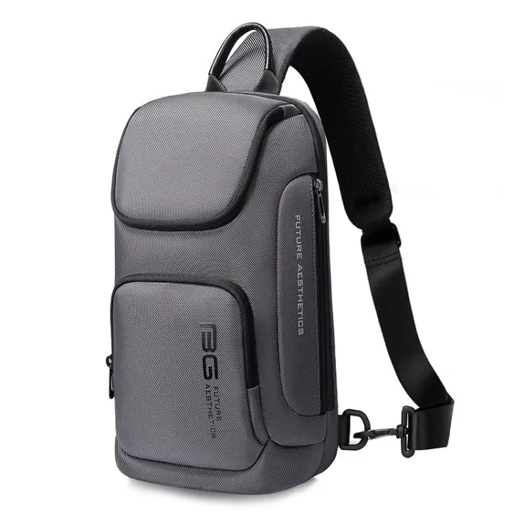 Bange Men Business Chest Bag Light Performance Crossbody Bag(Grey)