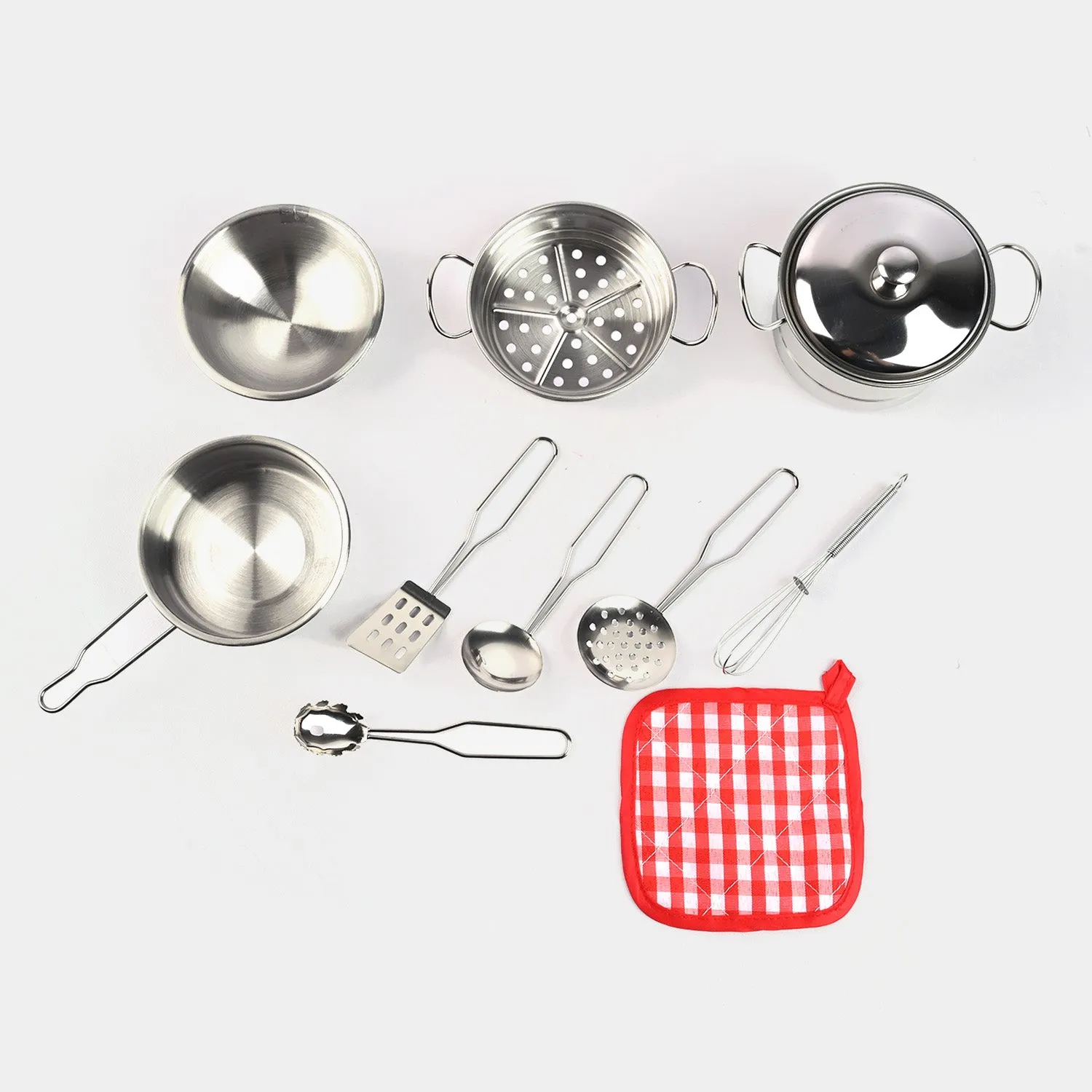 Barbie Stainless Steel Kitchen Set