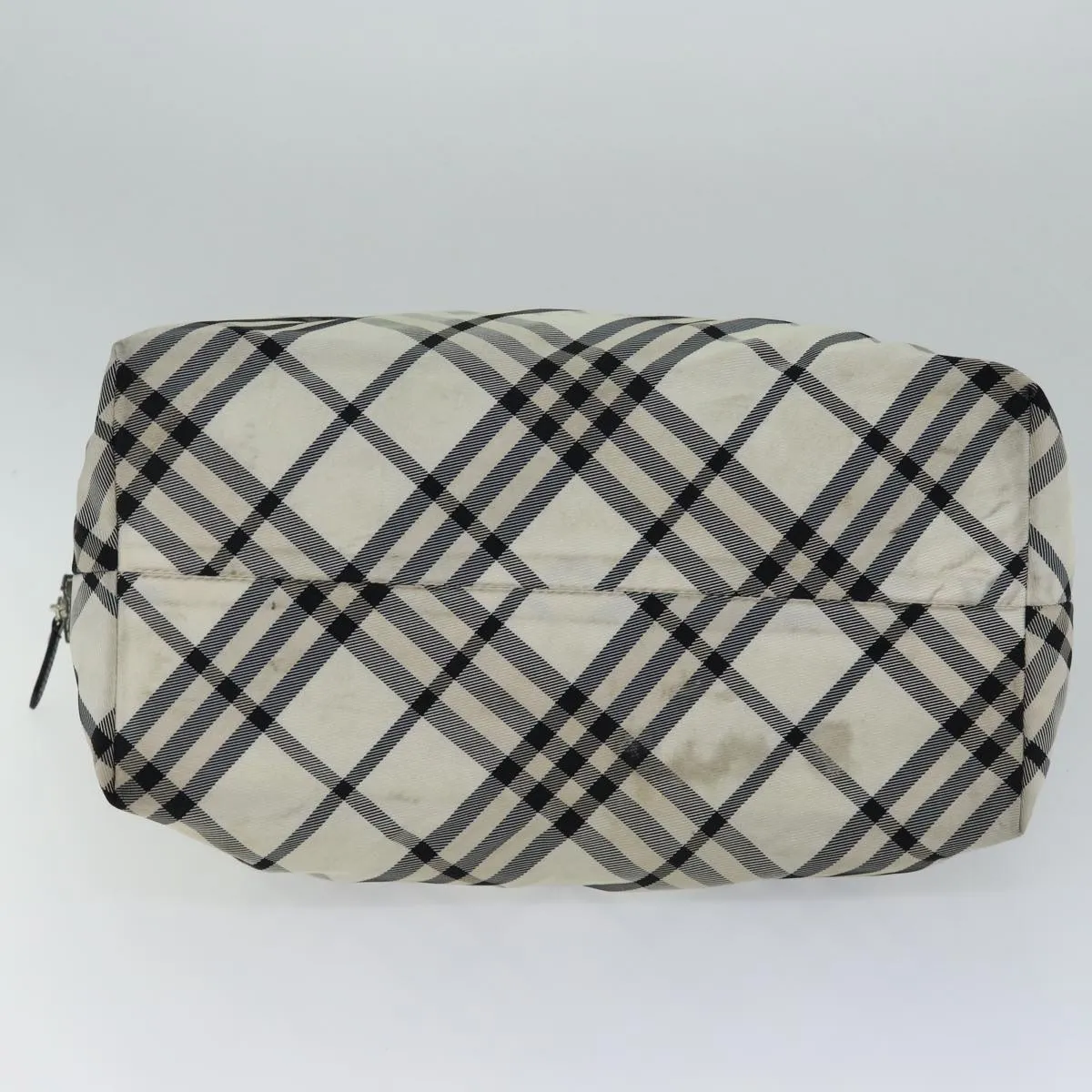 BURBERRY Nova Check Blue Label Tote Bag Nylon Beige Black  bs13861