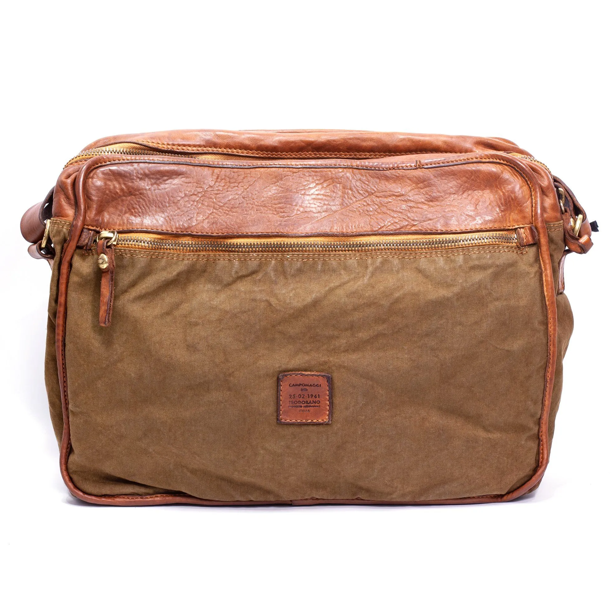 Campomaggi Military Crossbody Leather Pouch