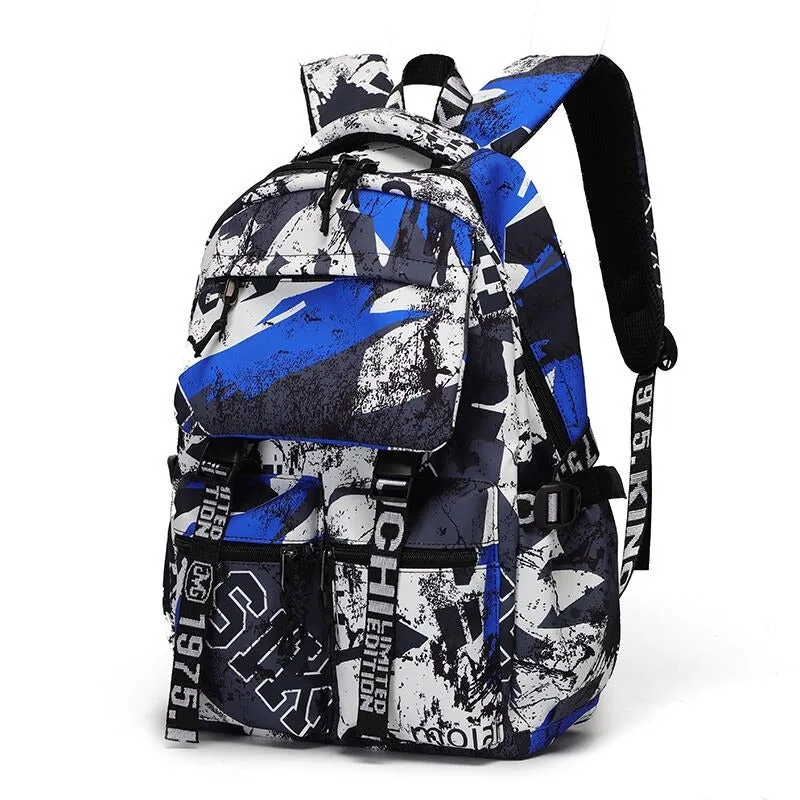 Canvas Letter Printing School Backpacks For Girls