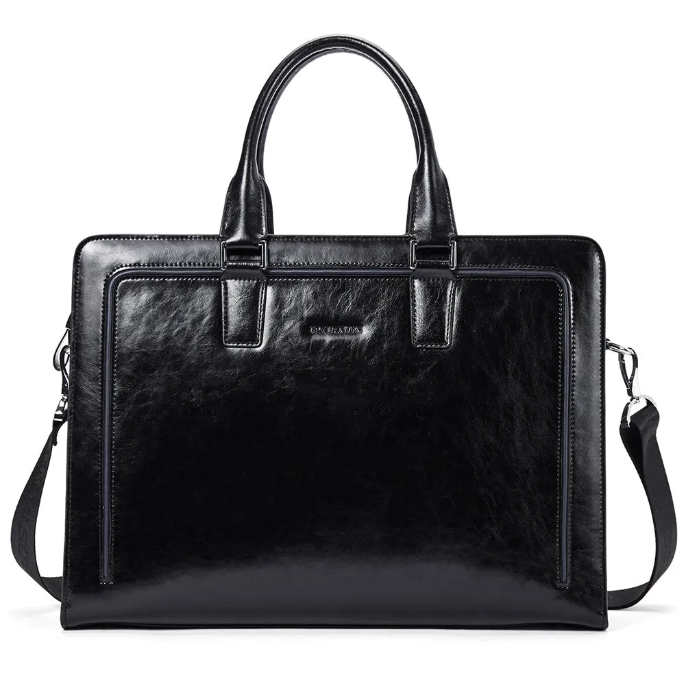 Carol  Designer Briefcase For Women — Italian Leather