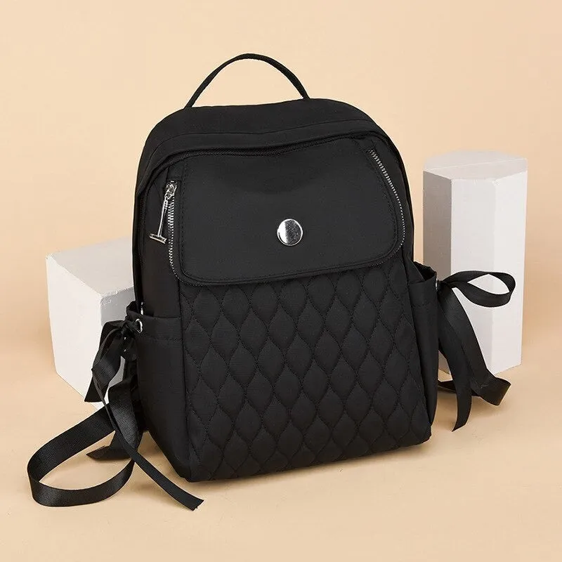 Casual Women Ribbon Backpack