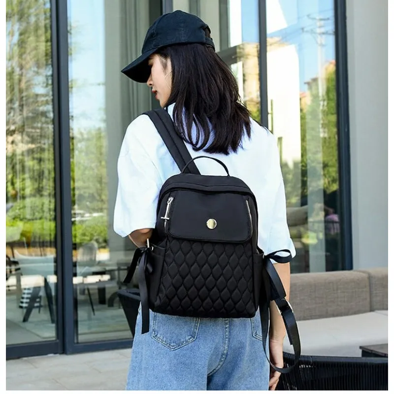 Casual Women Ribbon Backpack