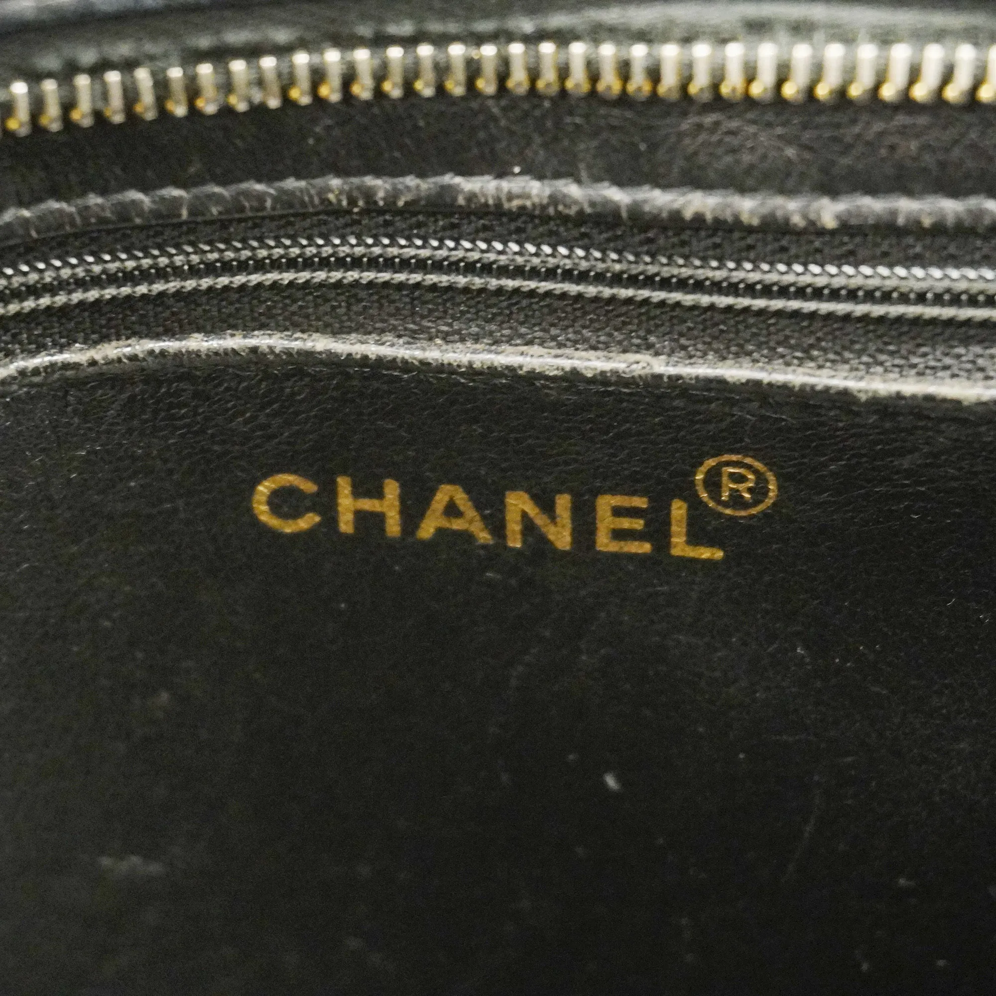 CHANEL  Reprint Tote Women's Leather Tote Bag Black