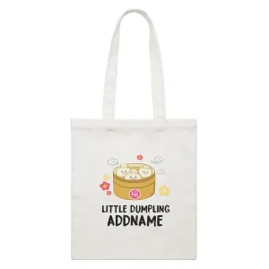 Chinese New Year Little Dumpling White Canvas Bag