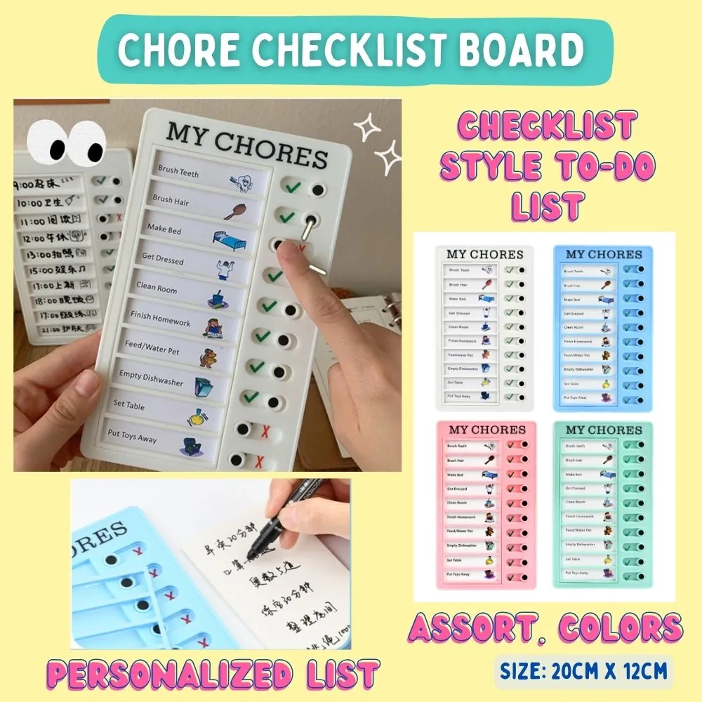 Chore Checklist Big Kid Pack