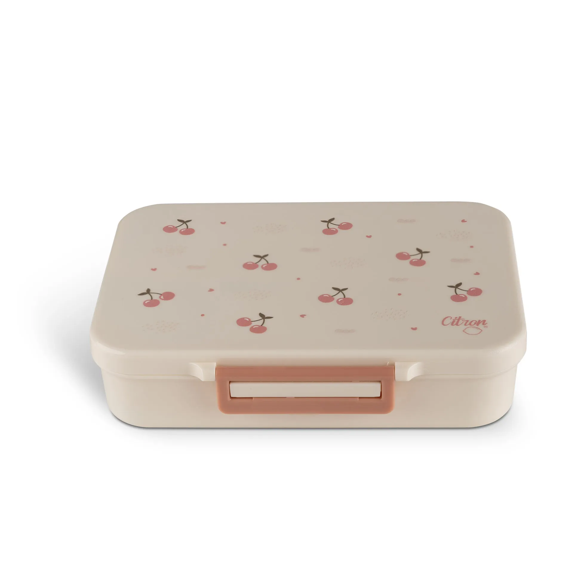 Citron Incredible Tritan Lunchbox with Saucer - Cherry