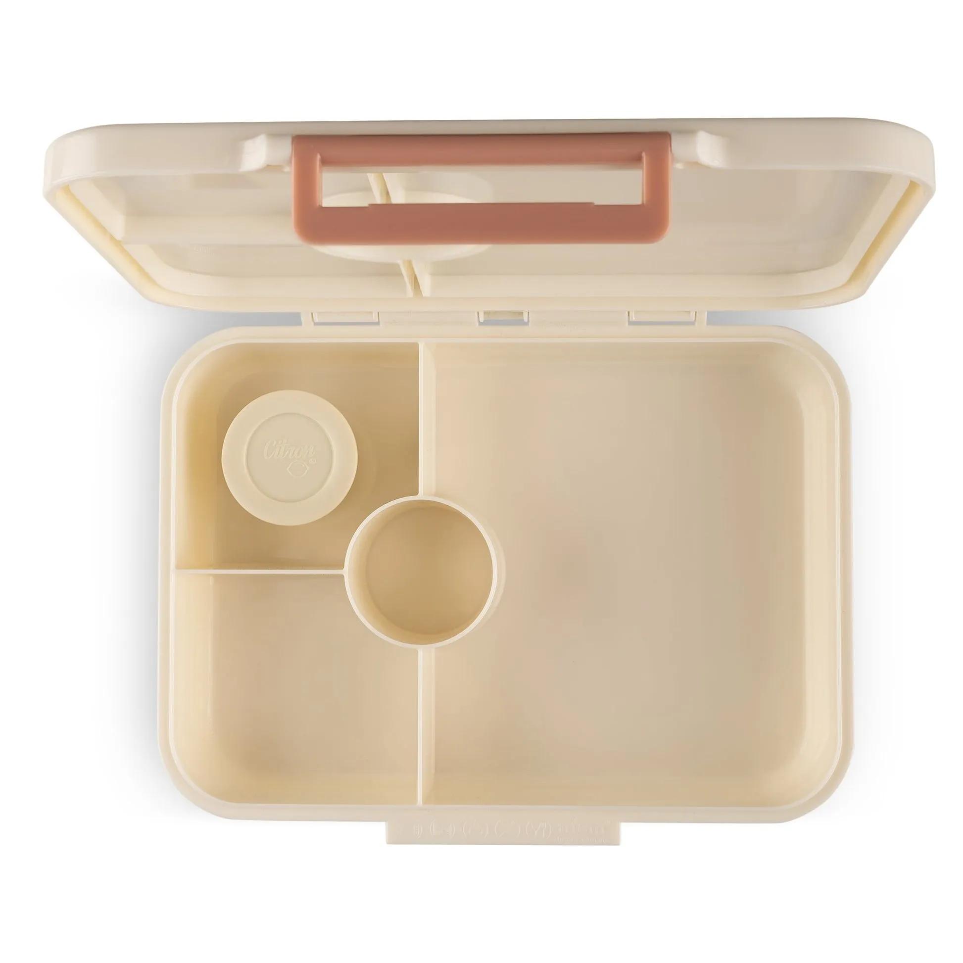 Citron Incredible Tritan Lunchbox with Saucer - Cherry