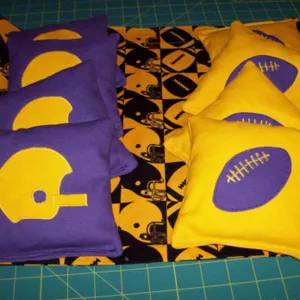 Coats & Clark Sewing Football Cornhole Bags