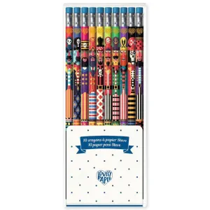 Djeco Pencil Set 10pk - Pirate Steve