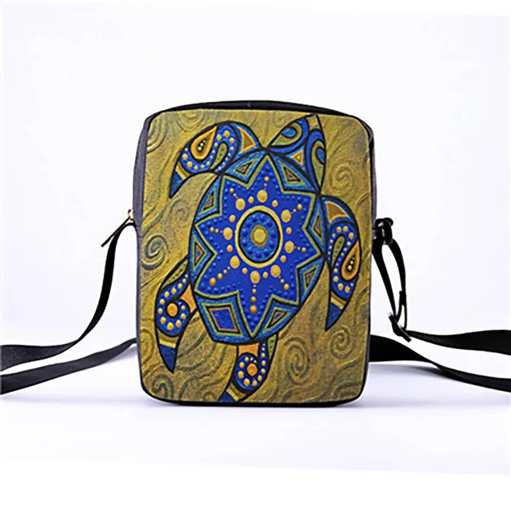 Eco-Friendly Sea Creature Cross Body Messenger Bag