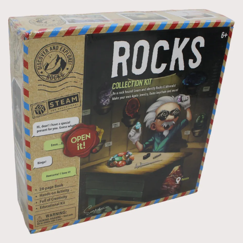 Eduman Rock Collection DIY Toy For Kids , 6 