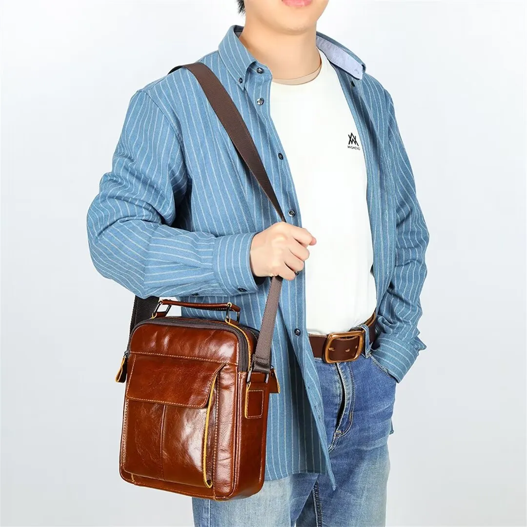 Elegant Allure Men's Alligator Leather Bag