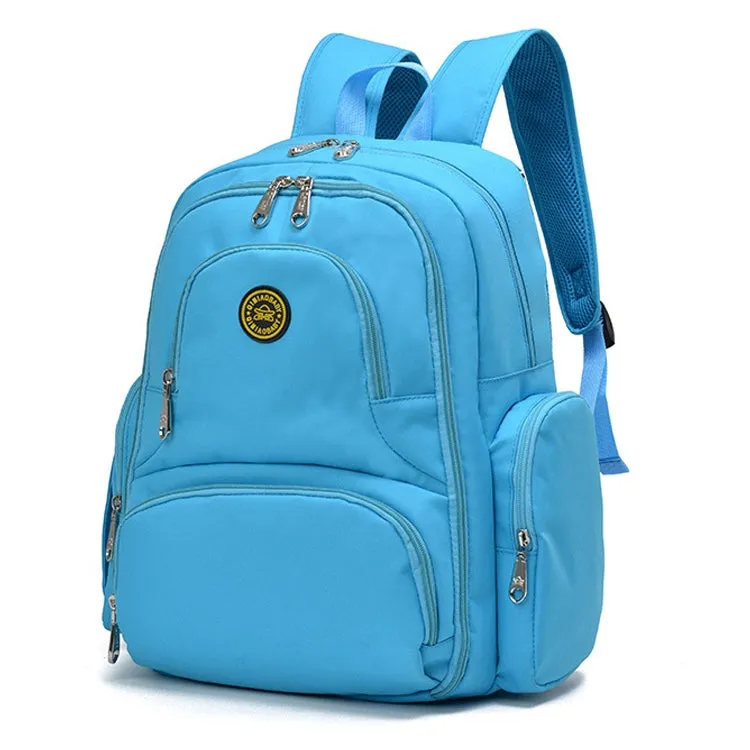 Fashion Travel Multifunctional Mother Shoulder Bag Maternity Mummy Nappy Backpack, Size: 18*30*43cm(Blue)