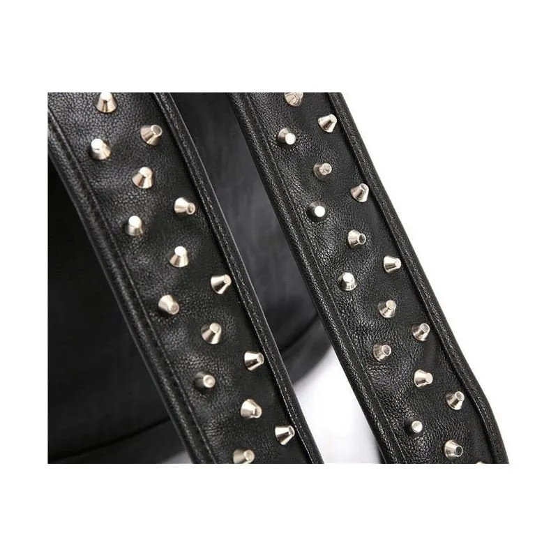 GatorLux Zipper Rivets Chic Handle Backpack