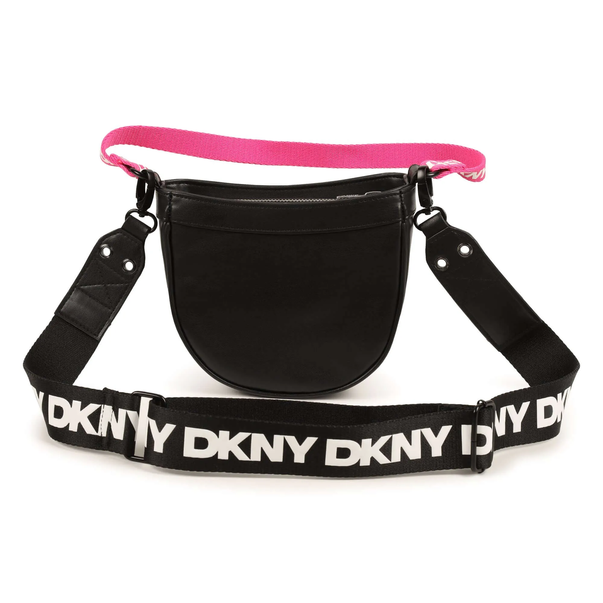 Girls Black Handle Bag