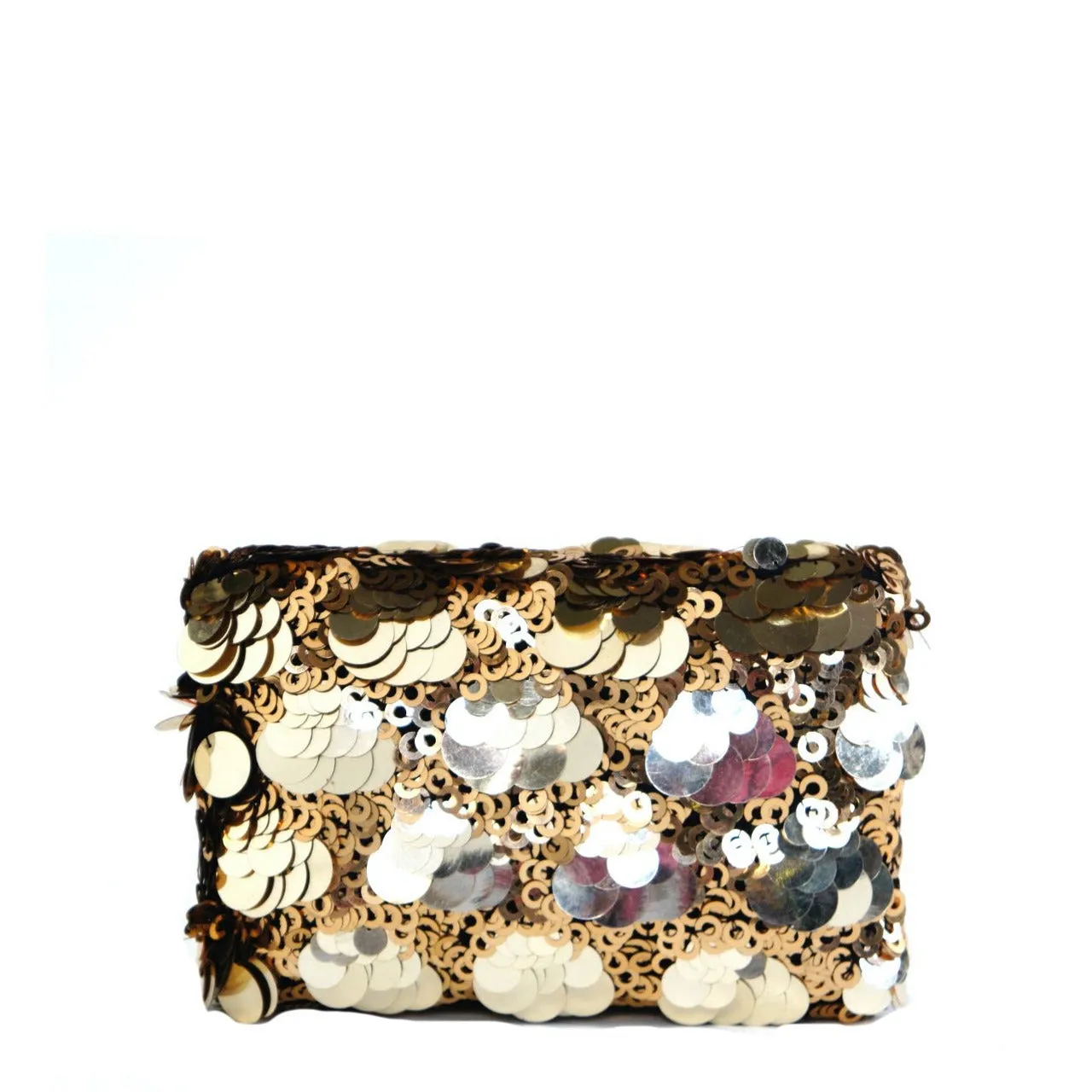 Gold Disco Clutch