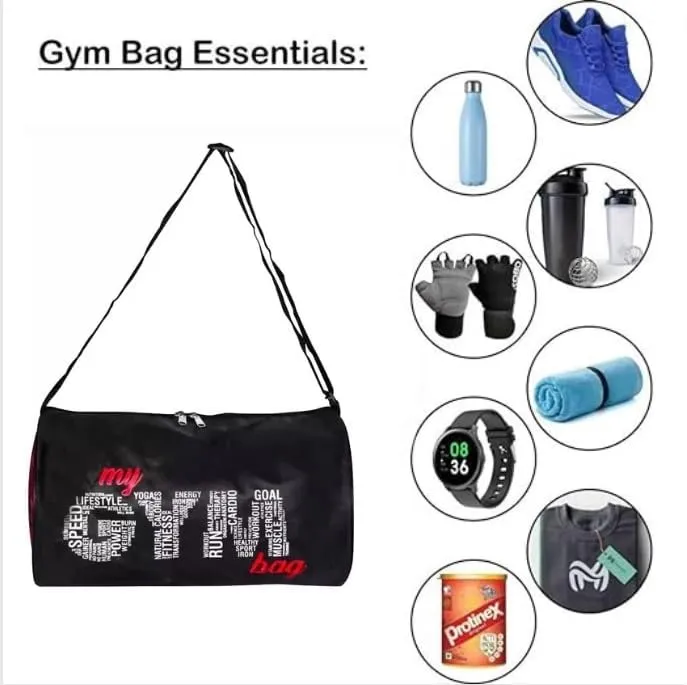 Gym Bag Combo for Men l Gym Bag with Shoe Compartment and, Shaker Bottle|Sipper Bottle| Gym Gloves l Whey Container|Gym kit for Men and Women l Gym Bag & Fitness Kit & My Gym Bag Combo (Green)