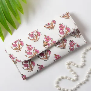 Handicraft Beautiful Floral Print Clutch Bags