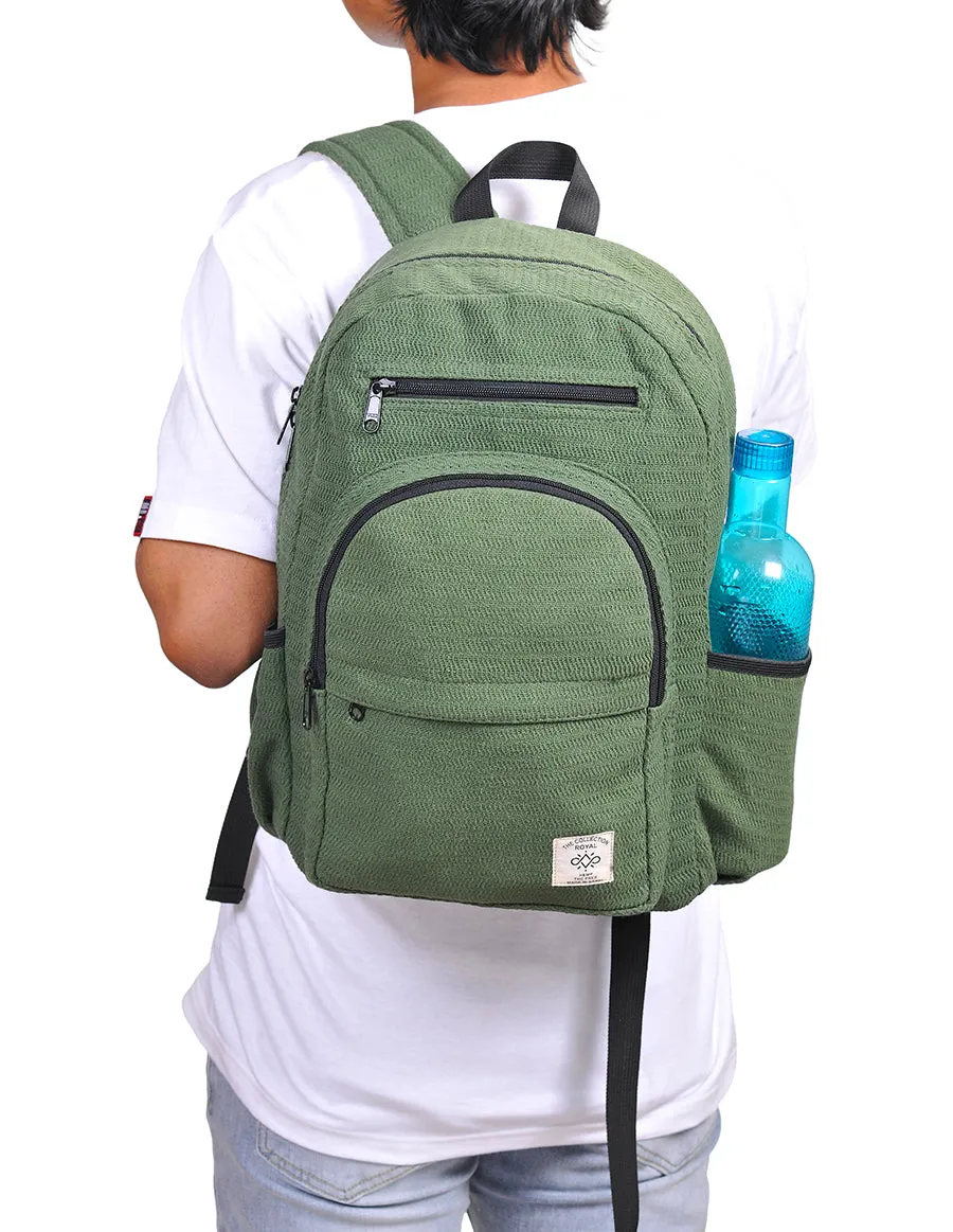 Hemp & Cotton Back Pack Bag