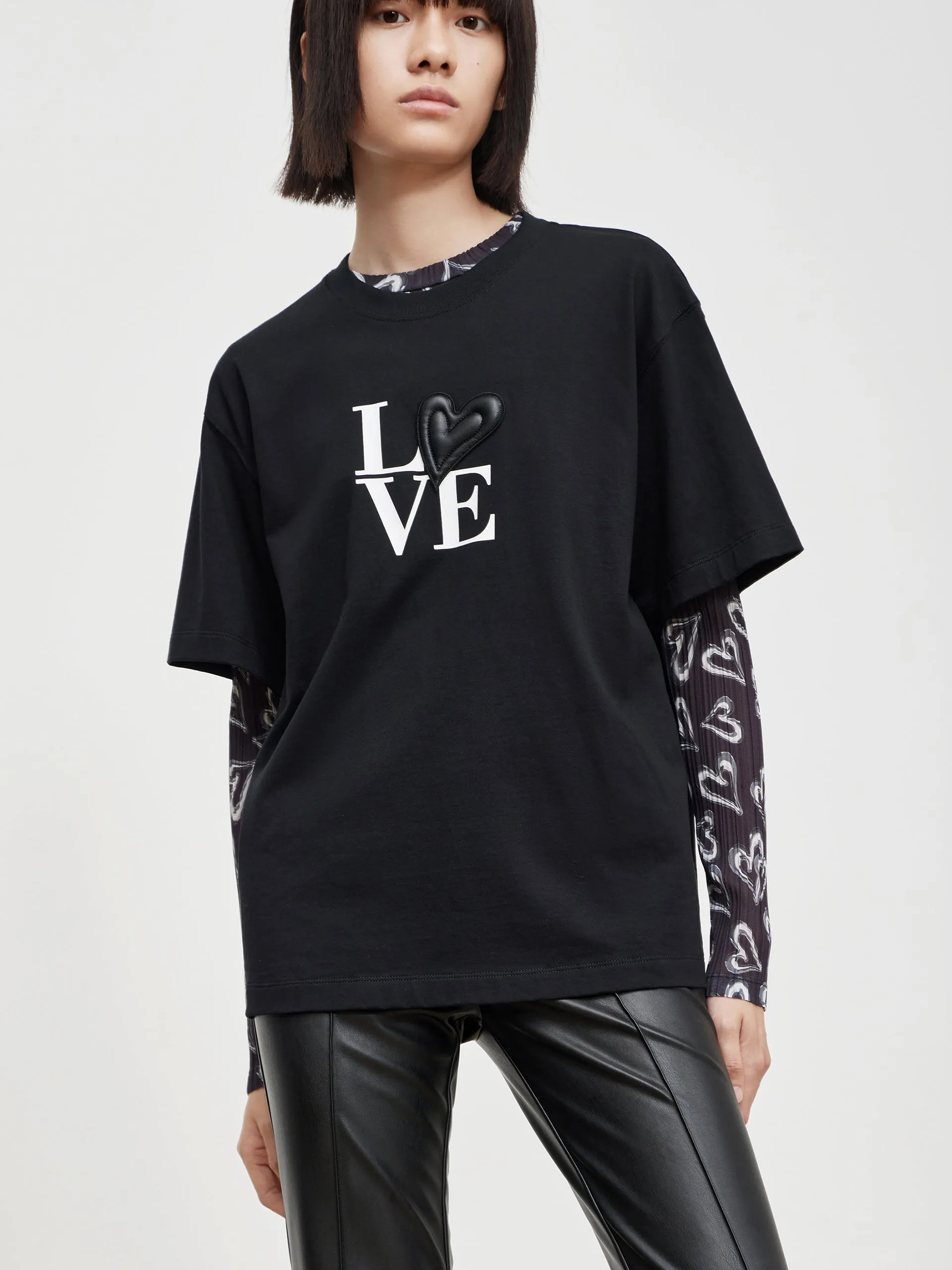 HOT SALE Cotton Letter Print T-shirt