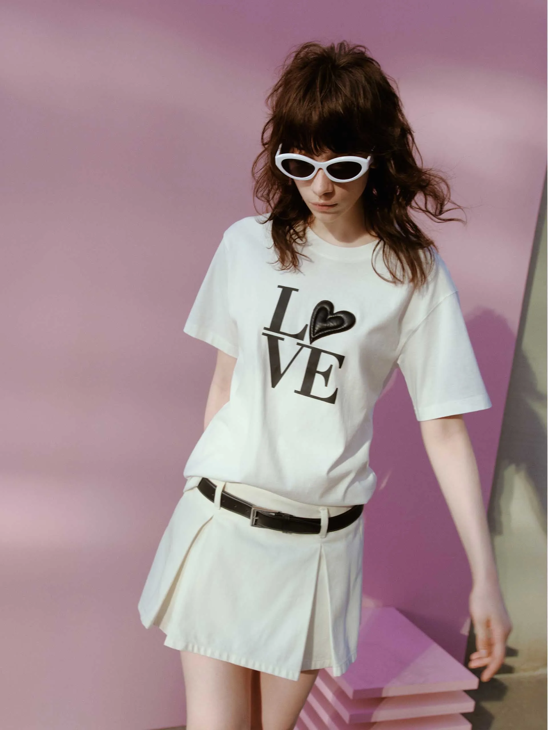 HOT SALE Cotton Letter Print T-shirt