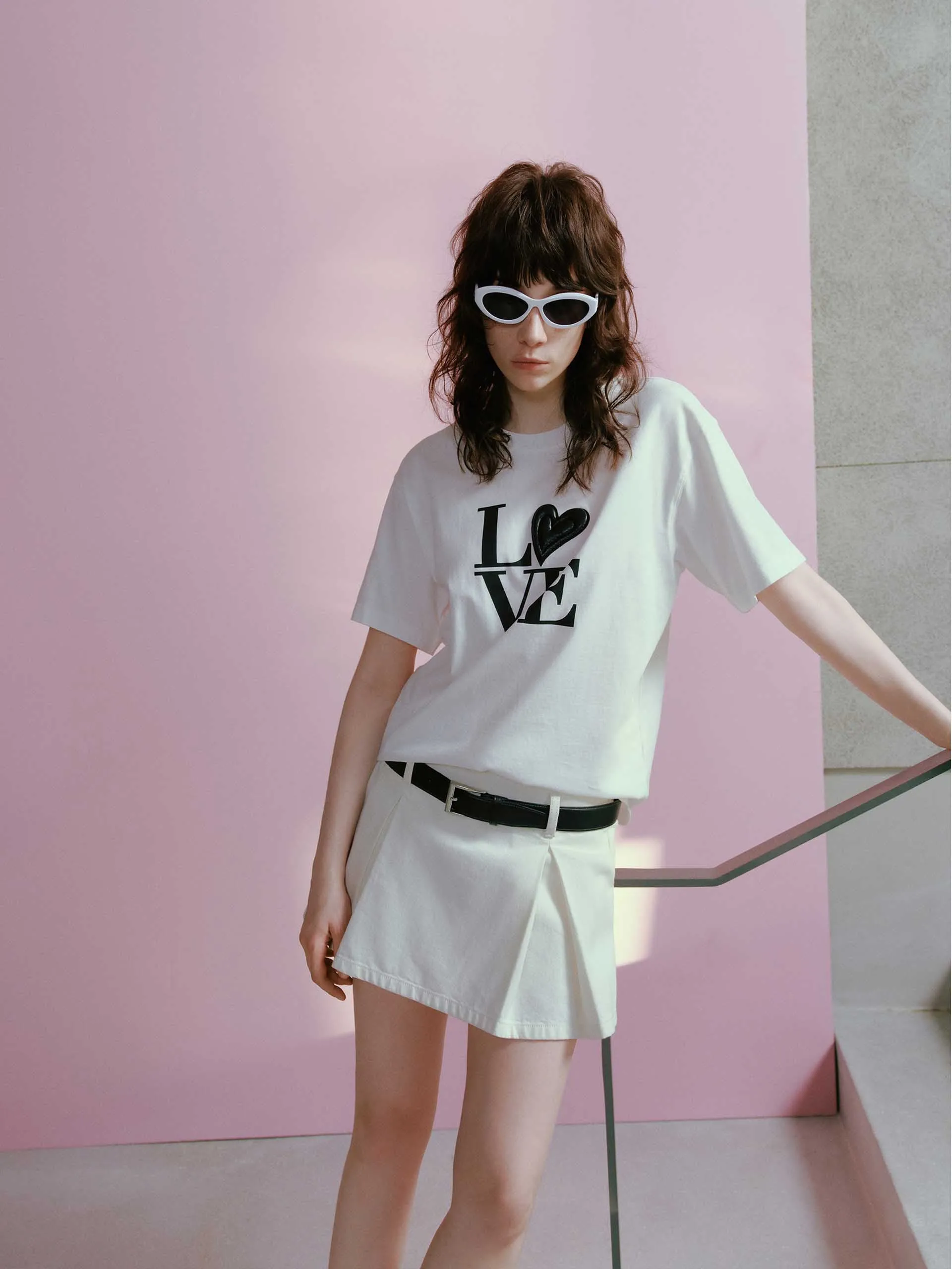 HOT SALE Cotton Letter Print T-shirt