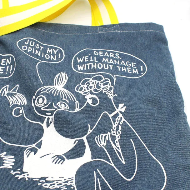 House of Disaster - Moomin 'Terrible Men' Denim Tote Bag