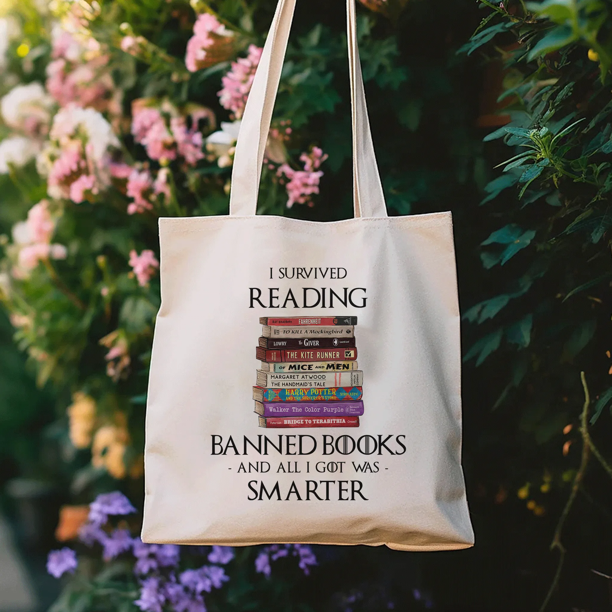 I Survived Reading Banned Books And All I Got Was Smarter Book Lover Gift TBW193