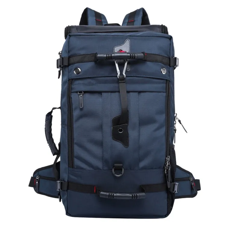 KAKA kaka2070 Oversized Version Men Oxford Cloth Waterproof Backpack Mountain Bag, Capacity: 50L(Blue)