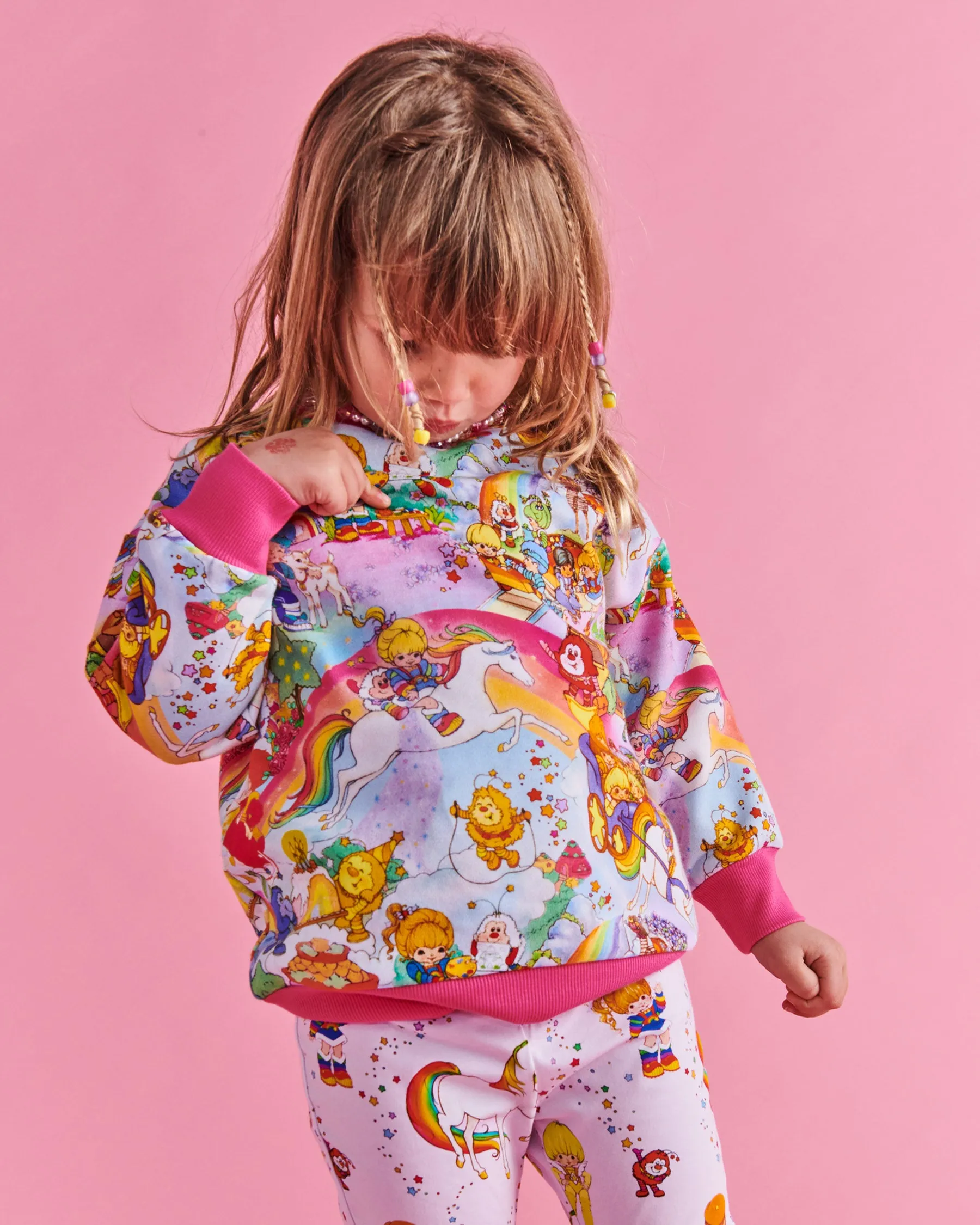 Kip & Co x Rainbow Brite Brite Side Organic Cotton Sweater