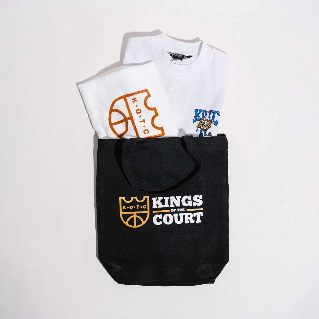 KOTC Tote Bag with Zipper 14x16 Inches Kings of the Court