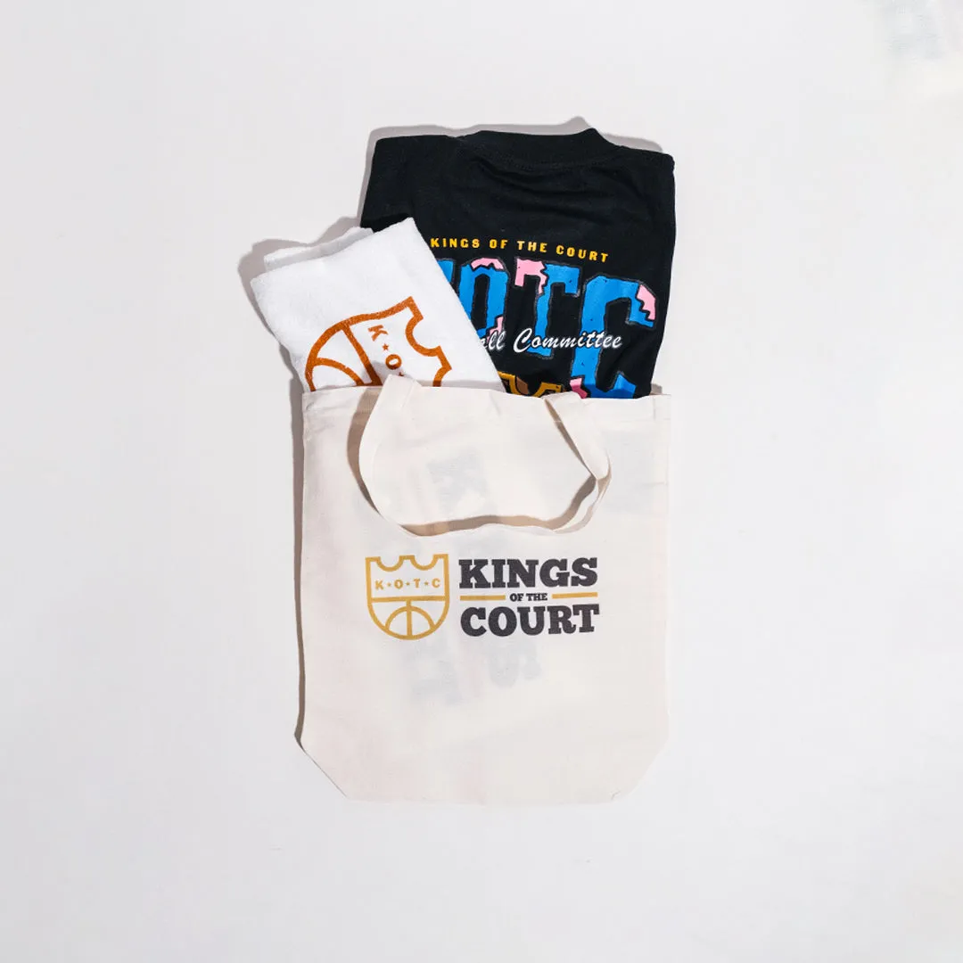 KOTC Tote Bag with Zipper 14x16 Inches Kings of the Court