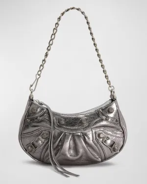 Le Cagole Balenciaga Small Metal Shoulder Bag