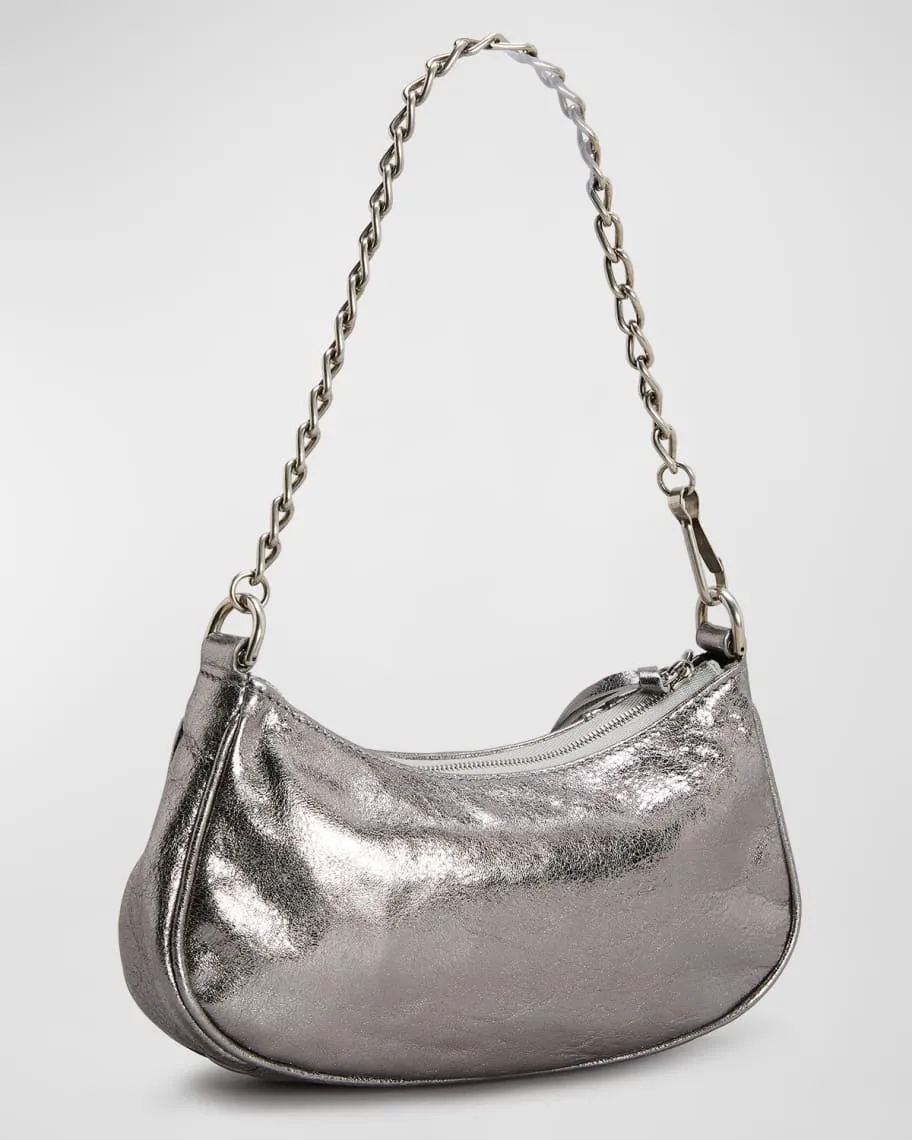 Le Cagole Balenciaga Small Metal Shoulder Bag