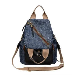 Letter Printed Fashionable Backpacks For Women