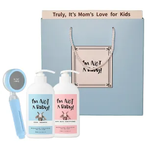 <I'm NOT Baby!> Kids Shower Gift Set 05 | Shower Head Filter, Shampoo, Hair Conditioner for Kids