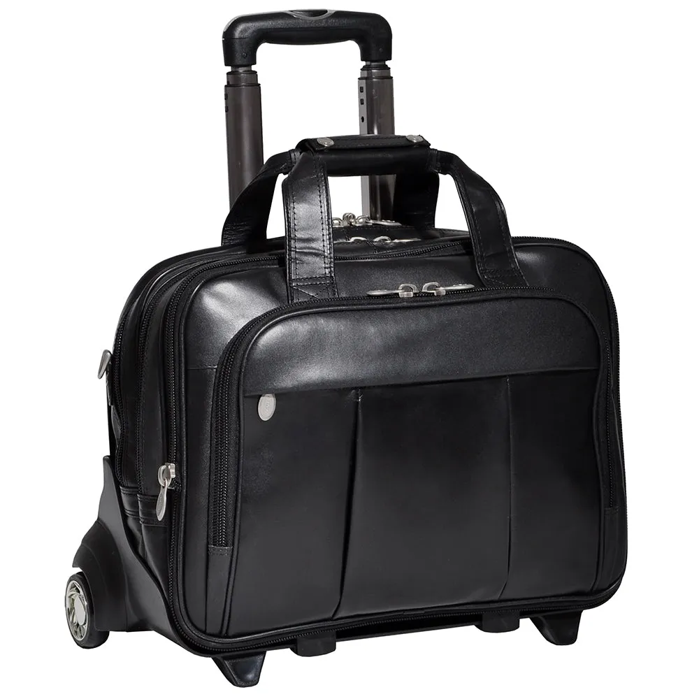 McKlein R Series 8071 Damen Leather Detachable Wheeled Laptop Case